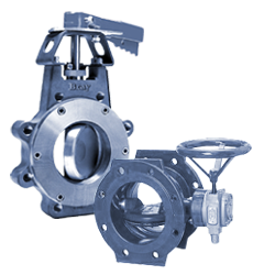 Przepustnice podwójnie mimośrodowe